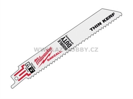 1ks-MILWAUKEE Sawzall pilový plátek na kov 230mm,18TPI, BIM-Co, pro mečové pily ocasky