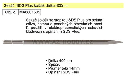 Sekáč SDS Plus špičák 400mm