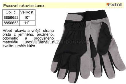 Pracovní rukavice Lurex velikost 10"