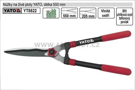 Nůžky na živé ploty YATO 550mm