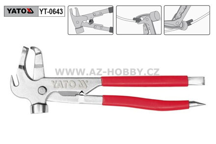 Kleště YATO na závaží kol automobilů