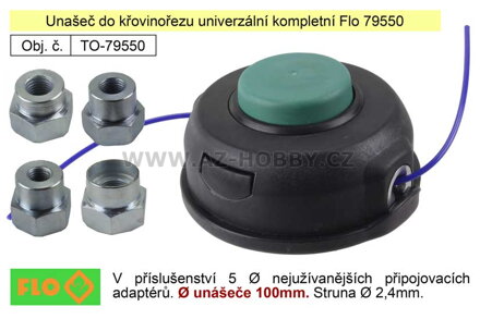 Unašeč do křovinořezu univerzální kompletní Flo 79550