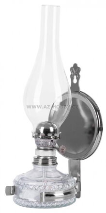 Lampa petrolejová zrcadlová 35cm s cylindrem  OL665