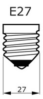 Žárovka LED klasická, 15W, 1350Lm, E27, teplá bílá, EXTOL LIGHT 43005