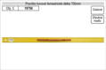 Pravítko kovové řemeslnické délka 750mm (žluté)