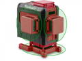 Křížový laser 3D 360° zelený paprsek, samonivelační FORTUM 4780216