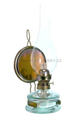 Lampa petrolejová zrcadlová 8" s cylindrem CZ