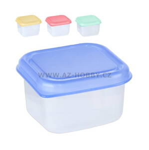 Box na potraviny MINI 6x6x4cm 100ml  FRESHBOX, mix barev