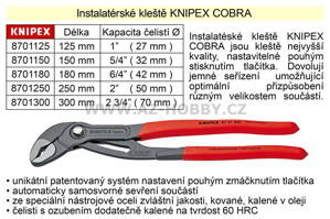 Kleště KNIPEX siko COBRA 180 mm