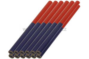 Tužky tesařské 175mm červeno/modré sada 12 kusů