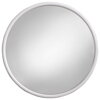Zrcadlo kulaté ¤40cm  KUBA bílé