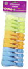 Kolíčky na prádlo 12ks plast  JUMBO HP, mix barev