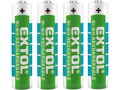 EXTOL ENERGY Nabíjecí tužkové baterie AAA 1,2V (HR03) NiMh, balení 4ks