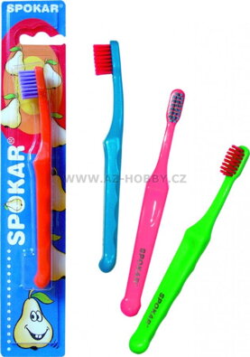 Zubní kartáček dětský 3432 SPOKAR, mix barev