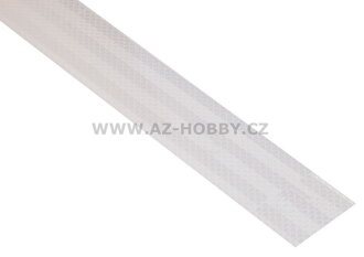 Samolepící páska reflexní 1m x 5cm bílá