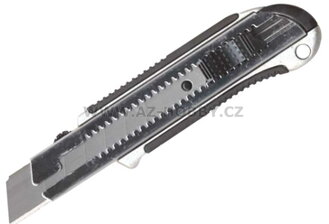 Nůž ulamovací EXTOL PREMIUM kovový 18mm s výstuhou