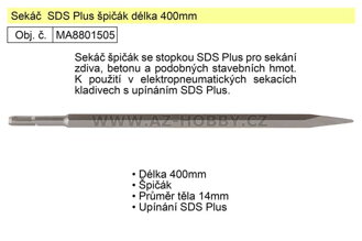Sekáč SDS Plus špičák 400mm