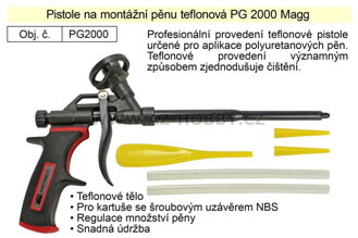 Pistole na montážní pěnu teflonová PG2000