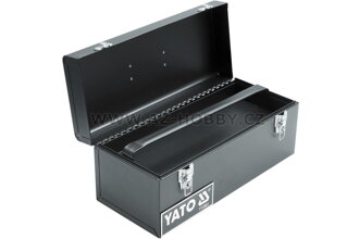 Kufr kovový na nářadí 43 x 18 x 18 cm 1-komorový Yato
