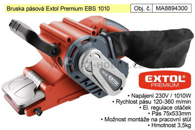 Bruska pásová Extol Premium EBS 1010 8894300