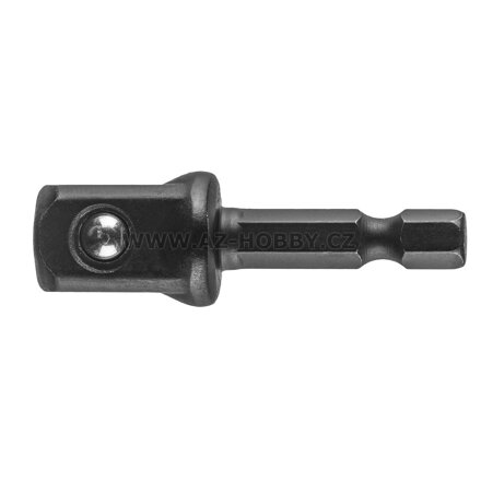 Adaptér Hex 1/4" se čtyřhranem 1/2", délka 50mm, úderový Graphite