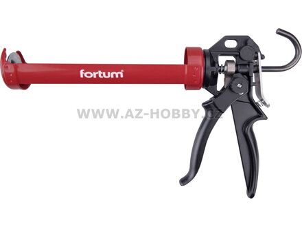 FORTUM pistole vytlačná PROFI s přepínačem dávkování a zpětného kroku, 225mm/310ml