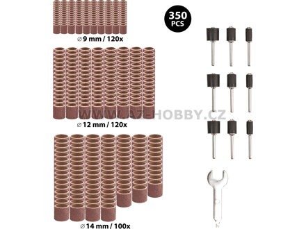 Příslušenství k přímé brusce, brusné válečky 350ks