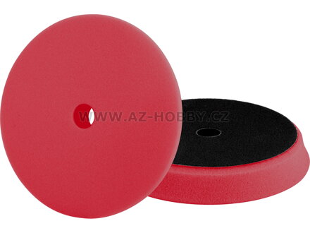 EXTOL PREMIUM kotouč leštící pěnový, orbitální, T10, červený, O180x25mm, suchý zip O152mm