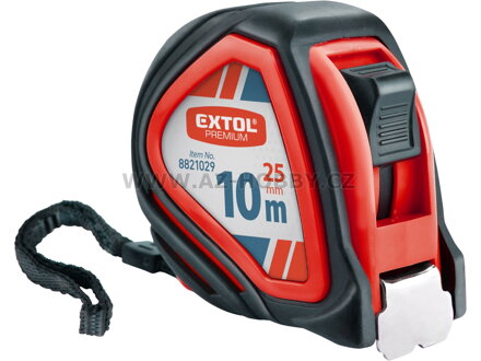 EXTOL PREMIUM metr svinovací, 10m, š. pásku 25mm  8821029