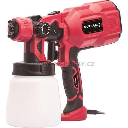 WORCRAFT SG06-800, Stříkací pistole elektrická 550W, 800 ml