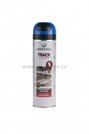 SOPPEC sprej fluorescenční TrackMarker 3M modrý 500ml, značkovací