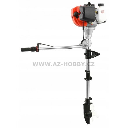 DEGET Závěsný lodní motor 52cm3, dvoutaktní 5,2hp, hliníkový šroub V60245