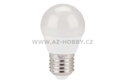 Žárovka LED mini, 5W, 410Lm, E27, teplá bílá, EXTOL LIGHT 43006