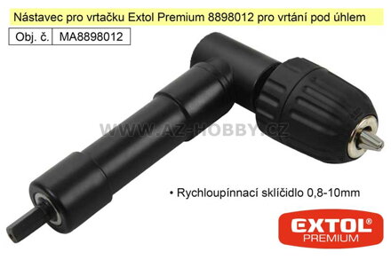 Nástavec na vrtačku pro vrtání pod úhlem 90° Extol Premium