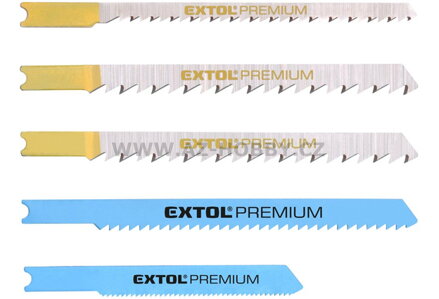 Pilové plátky Extol premium Bi-metalové 5 různých (US úchyt)
