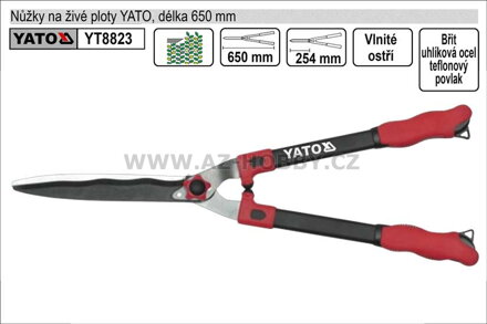 Nůžky na živé ploty YATO 625mm