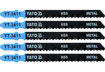 Pilové plátky Yato HSS na kov set 5 kusů YT-3411
