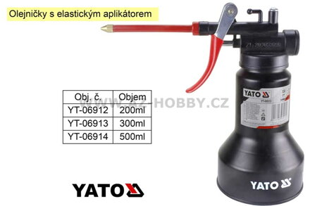 Olejnička 200ml Yato s elastickým aplikátorem