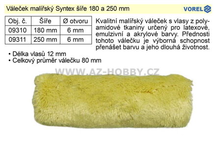 Váleček malířský Syntex šíře 250 mm