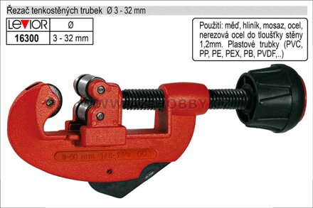 Řezač tenkostěnných trubek  3-32mm Festa