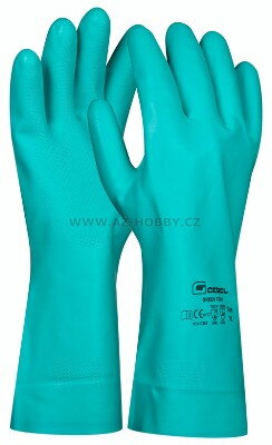 GEBOL GREEN TECH pracovní gumové rukavice  velikost XL