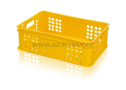Přepravka pečivo S1 15kg žlutá  CZ (balík max.5ks)