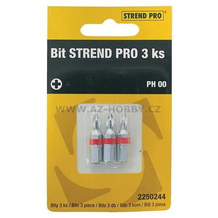 Bit PH2 25mm S2  STREND PRO 3ks