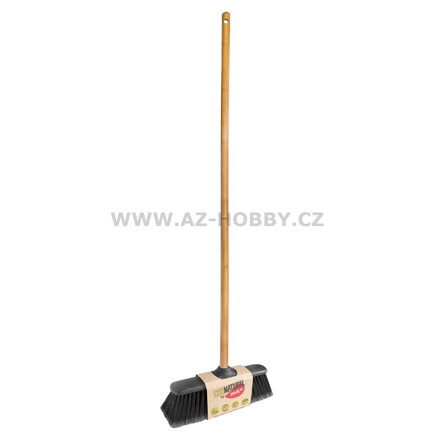 Smeták PH 30cm, bambus hůl 120cm, třepený chlup  EKO BAMBOO