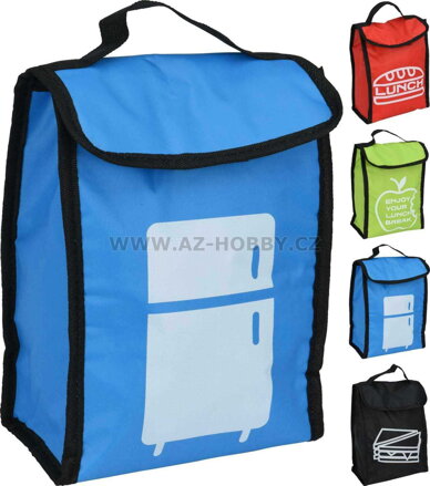 Chladící taška na zip 24x18x10cm 4L, mix barev