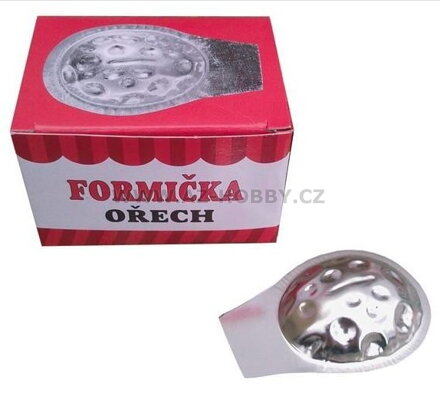 Formička ořech 40x32mm 20ks  CZ