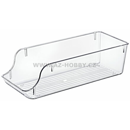 Organizér do ledničky 36x15x10cm na plechovky  CLEAR