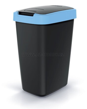 Koš odpadkový výklopný 12L  COMPACTA Q sv.modrá