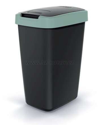 Koš odpadkový výklopný 12L  COMPACTA Q sv.zelená