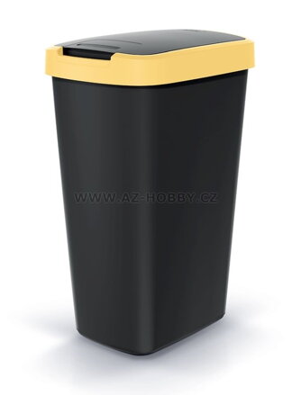 Koš odpadkový výklopný 25L  COMPACTA Q sv.žlutá